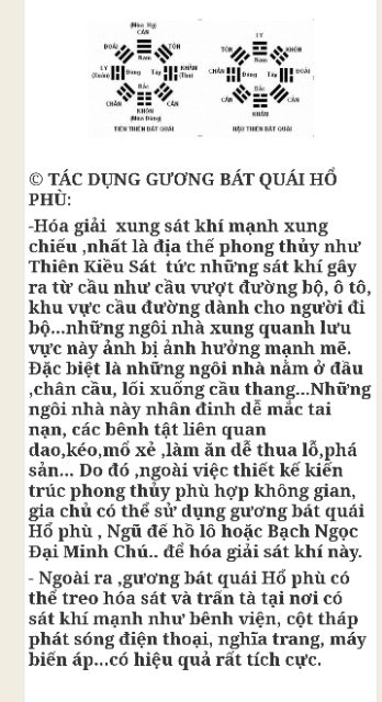 Gương bát quái.  HỔ PHÙ | BigBuy360 - bigbuy360.vn