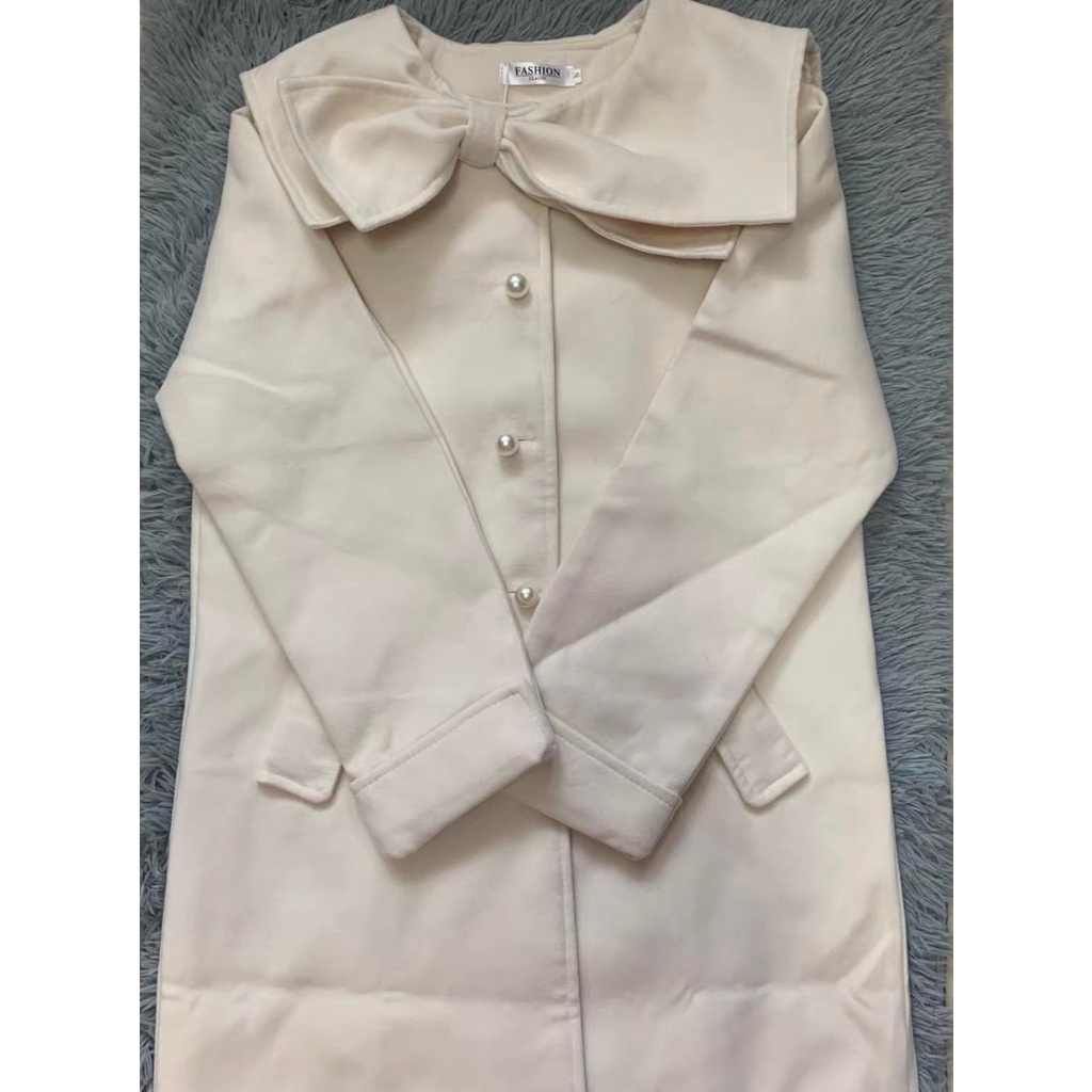 Áo Khoác Dạ Tiểu Thư Dáng Dài Style Ngọt Ngào Chất Siêu Đẹp Cho Nữ