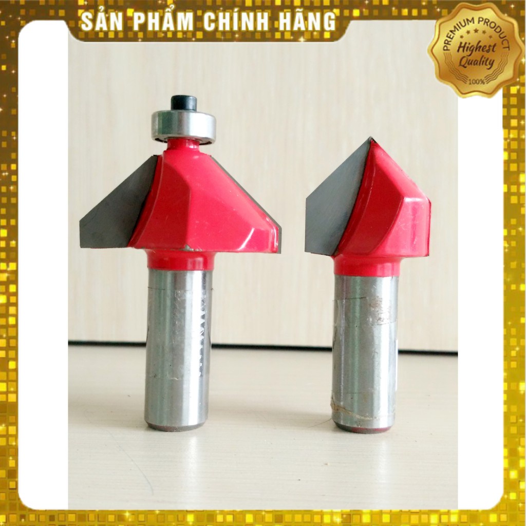 BỘ 2 MŨI PHAY GỖ DÀNH CHO MÁY CẦM TAY HÀNG CAO CẤP