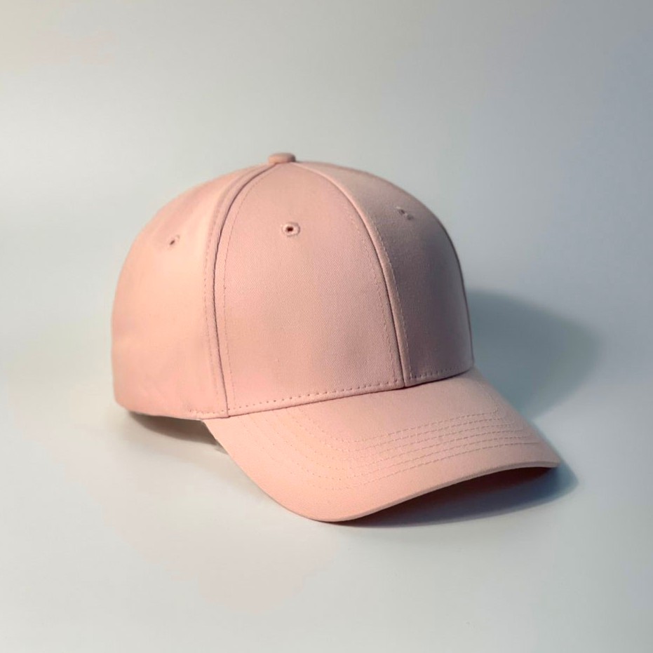 Mũ lưỡi trai Màu Hồng trơn cá tính dành cho cả nam và nữ full hộp để làm quà tặng