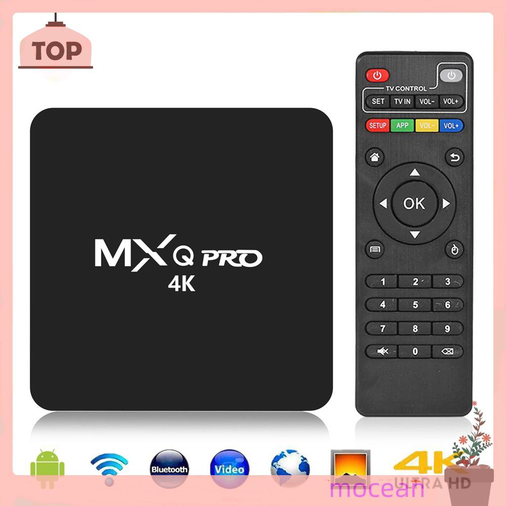 Đầu Mxq Pro Android 7.1 Quad Core 1 + 8g Smart Tv Box 4kx2k Wifi Chuẩn Eu Và Phụ Kiện