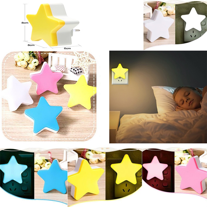 Lovely Star LED Light Night Light Cute Table Light For Baby Children Bedroom Decoration Lamp Indoor Lighting