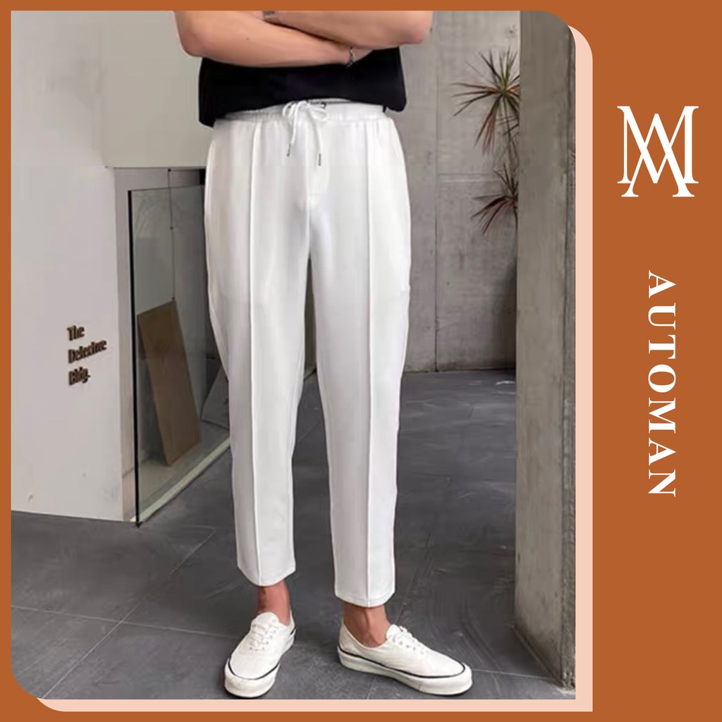 Quần tây âu ống nam đứng  chất vải tuyết mưa co giãn thoáng mát AUTOMAN Q16