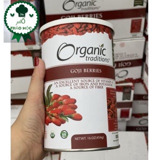 Kỷ tử đỏ sấy khô hữu cơ organic tradition goji berries