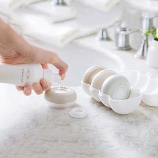 Bộ 4 hộp chiết dầu gội mỹ phẩm du lịch