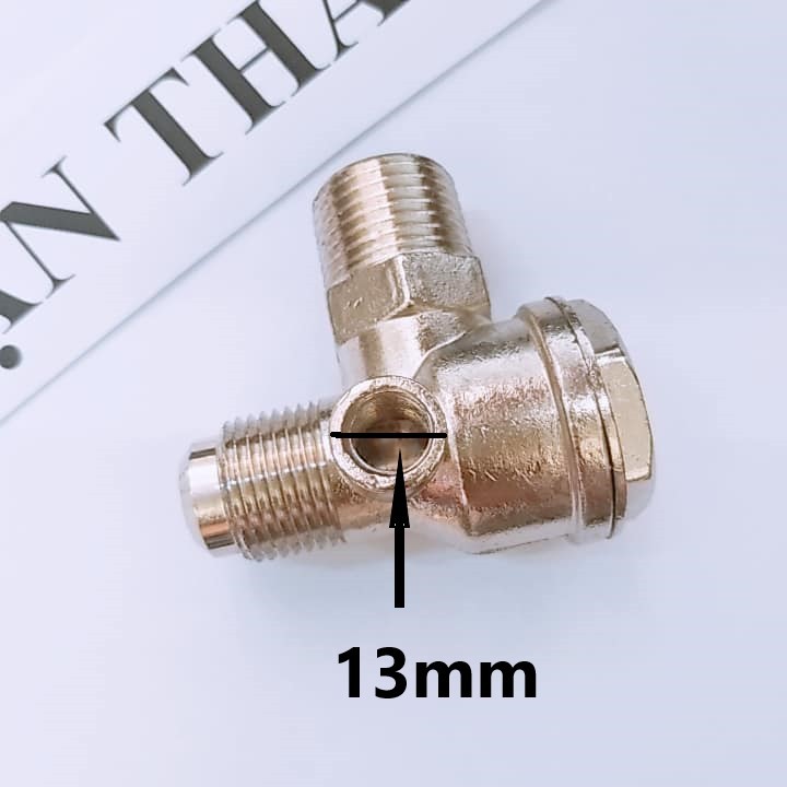 Van 1 chiều máy hơi dành cho máy chạy dây curoa/ van 1 chiều máy nén khí ren 21-19-9mm