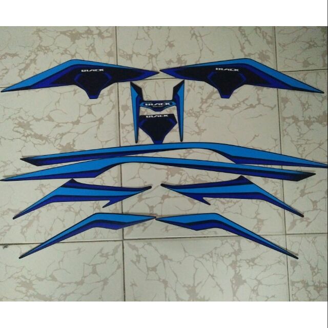 Bộ tem Airblade Rôbôt 2017 màu xanh