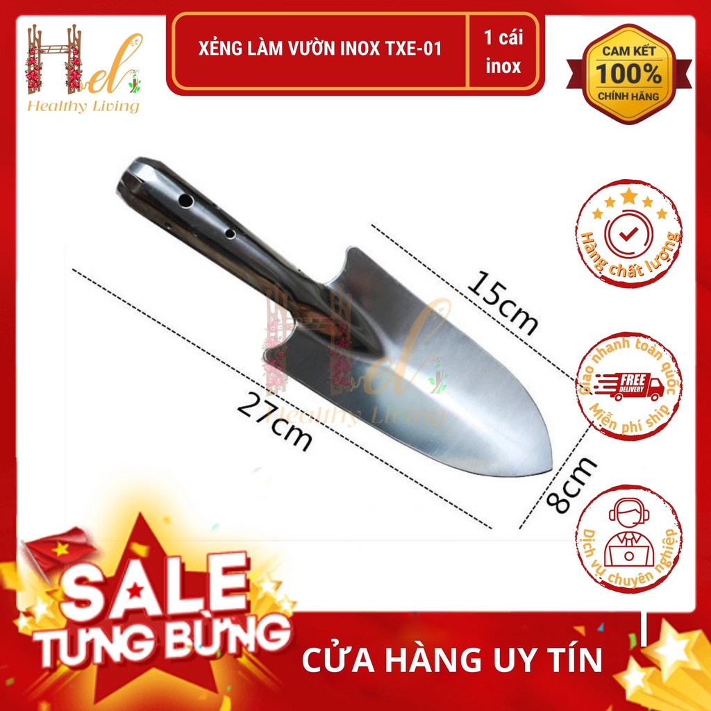 Xẻng Làm Vườn Inox