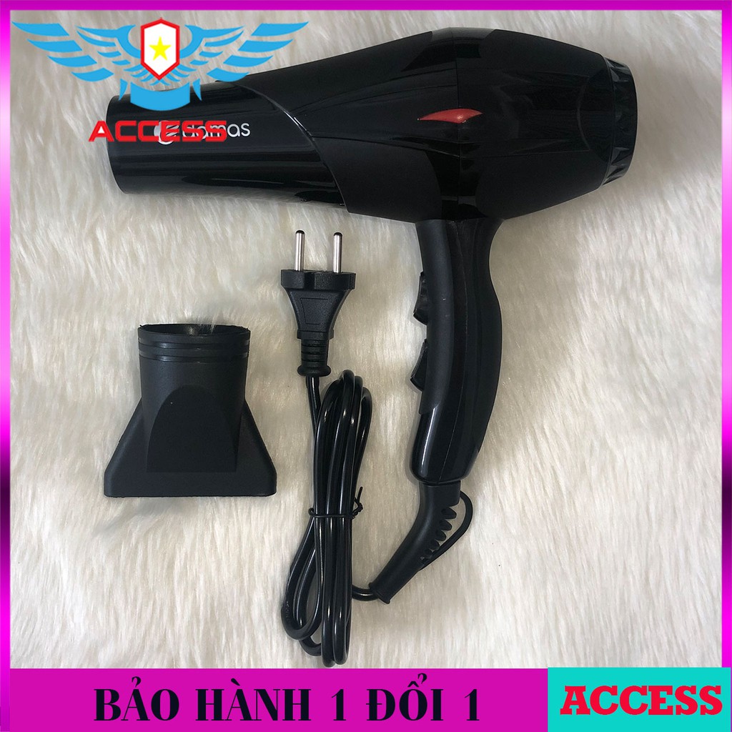 [ FREESHIP ] Máy Sấy Tóc Tạo Kiểu Deliya Công Suất Lớn 2200W Tặng Kèm 5 Phụ Kiện ACCESS SHOP