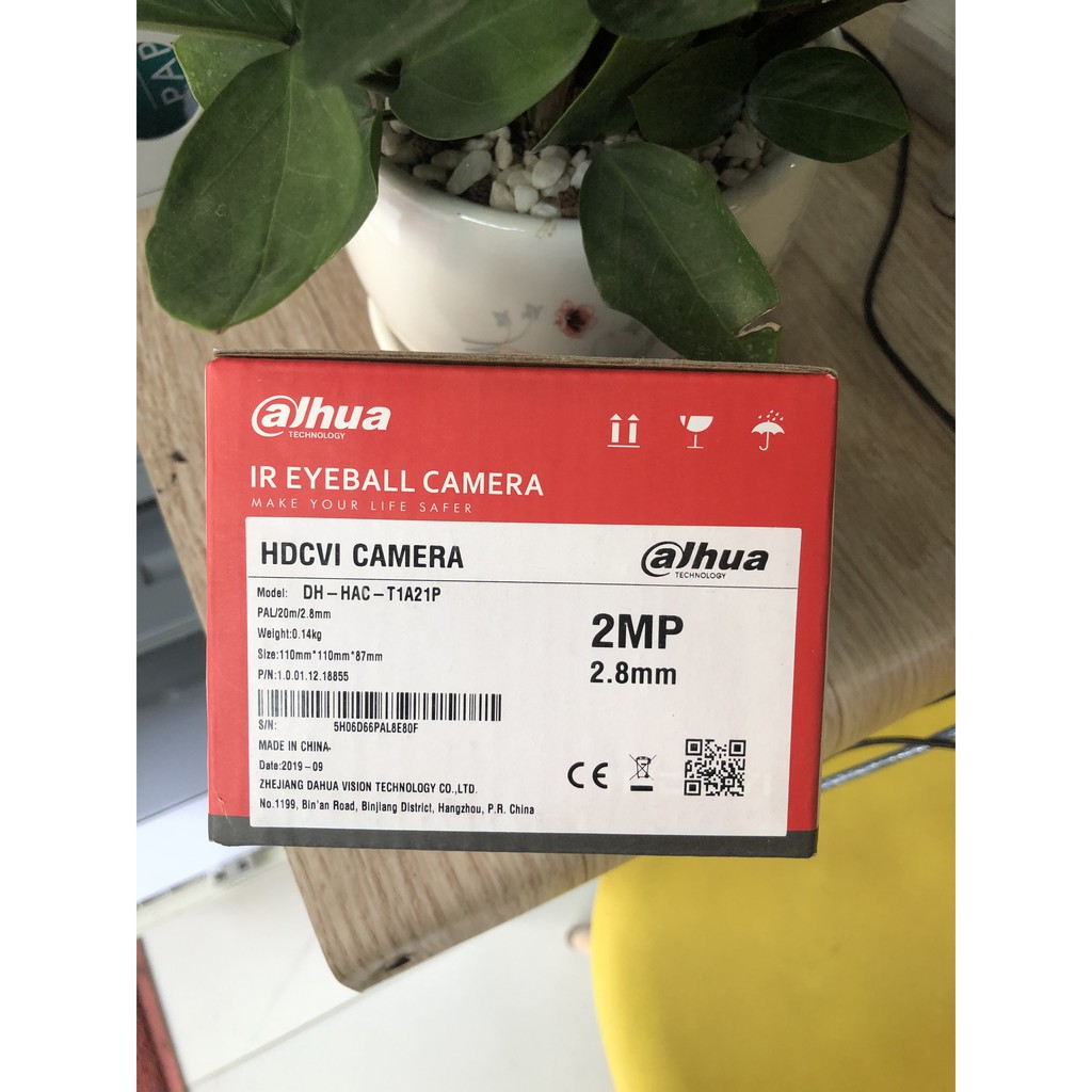 Camera HDCVI Cooper 2.0MP Dahua HAC-T1A21P Chính hãng bảo hành 24 tháng