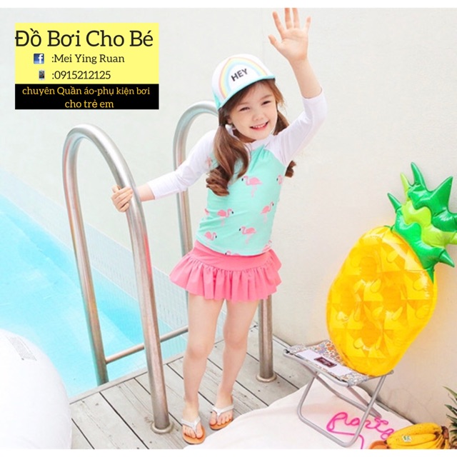 Bộ bơi hồng hạc(kèm mũ)