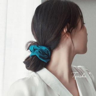 Set 20 Dây Cột Tóc Co Giãn Màu Trơn Cho Nữ