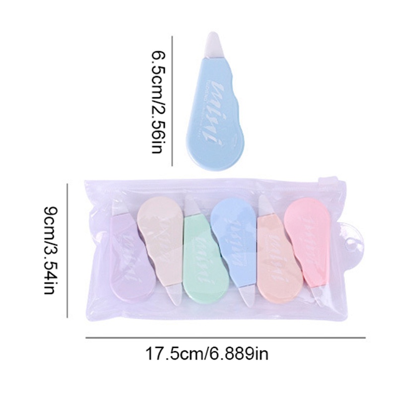 Set 6 Bút Xóa Kéo Đa Năng Tiện Dụng Chất Lượng Cao