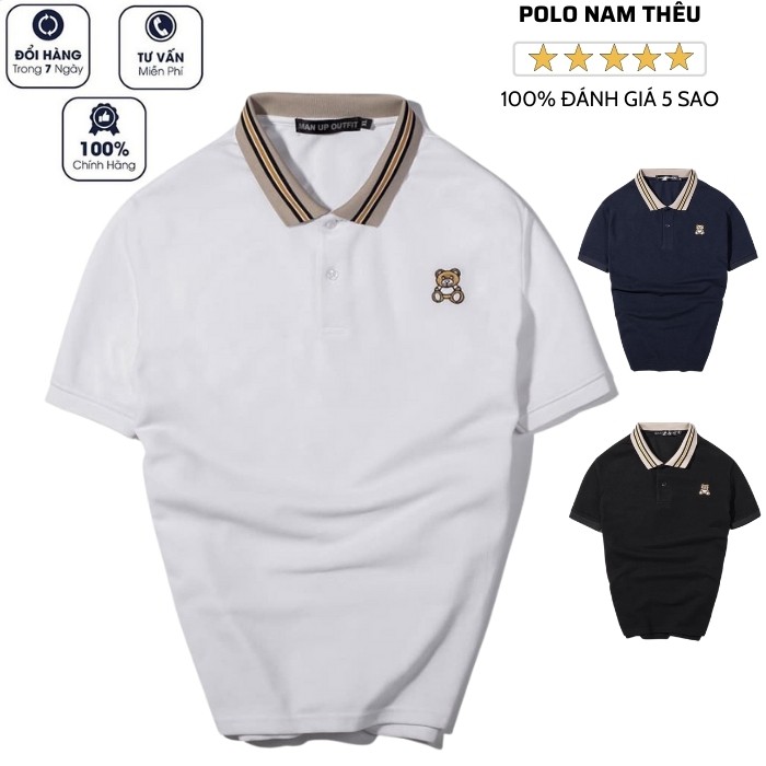 Áo Polo nam TEDI vải cá sấu Cotton, chuẩn form, sang trọng, lịch lãm GRAMEN04