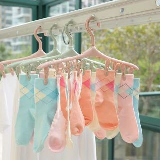 Móc kẹp phơi 8 móc / Móc phơi quần áo(8 kẹp)