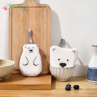 Miếng xốp rửa chén hình gấu hoạt hình phong cách nhật bản