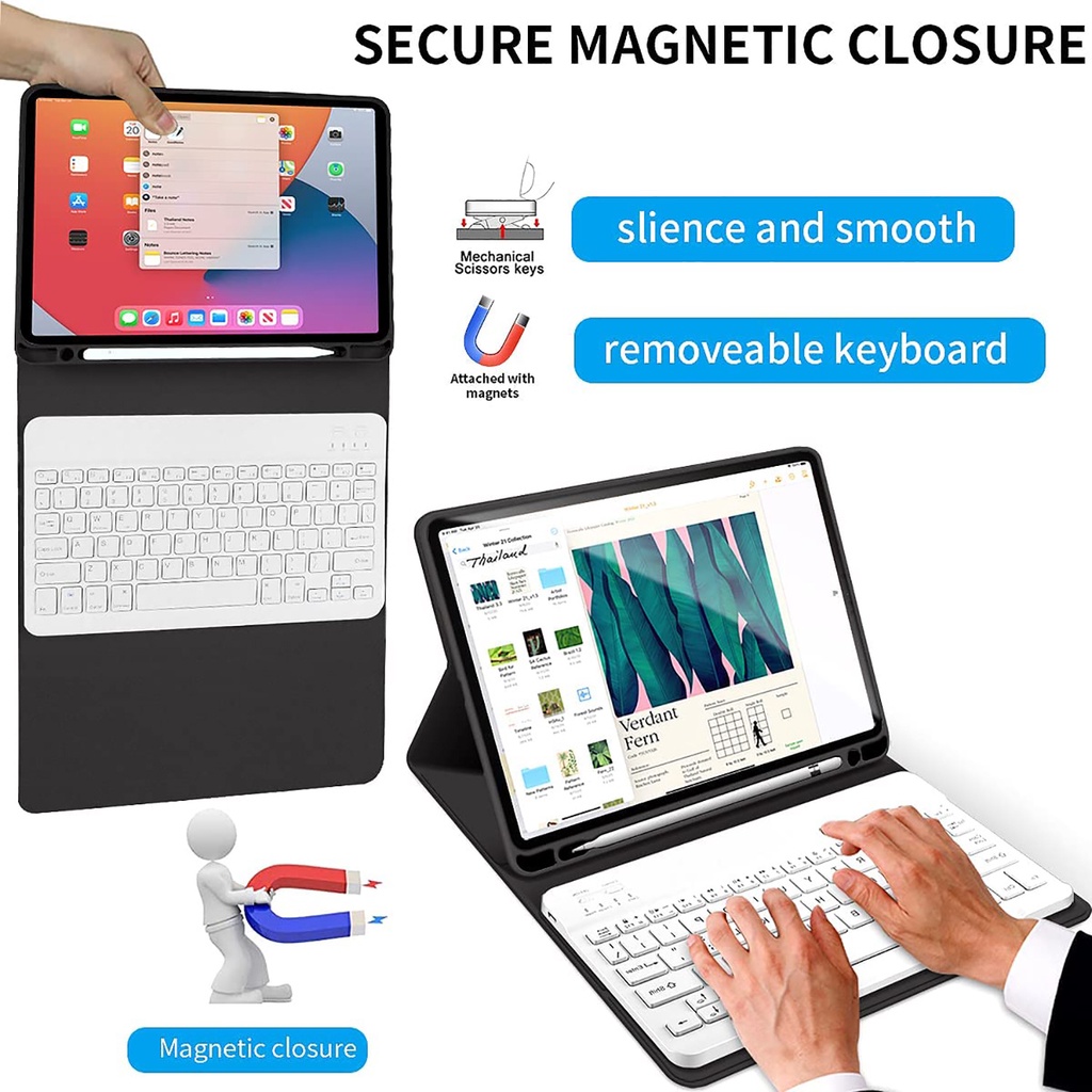 Bao Da Máy Tính Bảng Kèm Bàn Phím Và Khay Đựng Bút Cho huawei matepad 10.4 2022 matepad 11.5 2023 matepad air 11.5 11 t10s Ốp