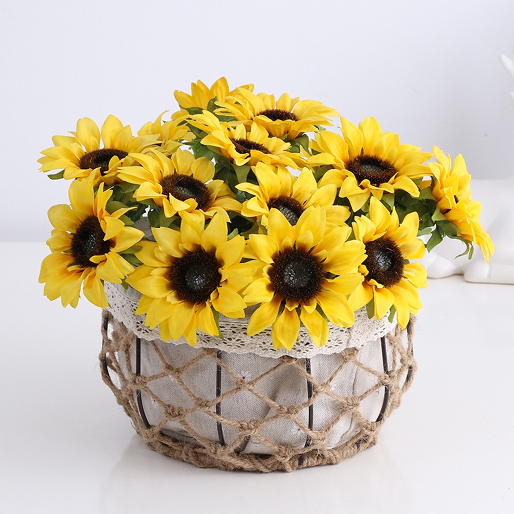 Hoa Hướng Dương Giả Đa Năng Nhiều Màu Sắc Dùng Trang Trí