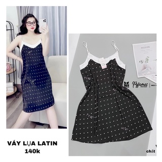 VÁY LỤA LATIN in full 5d mềm mịn, nhẹ