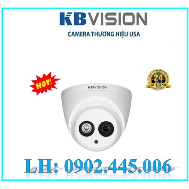 Camera  Kbvision KX-2004C4(2MP) hỗ trợ 4 in 1 (CVI, TVI,AHD,Analog)