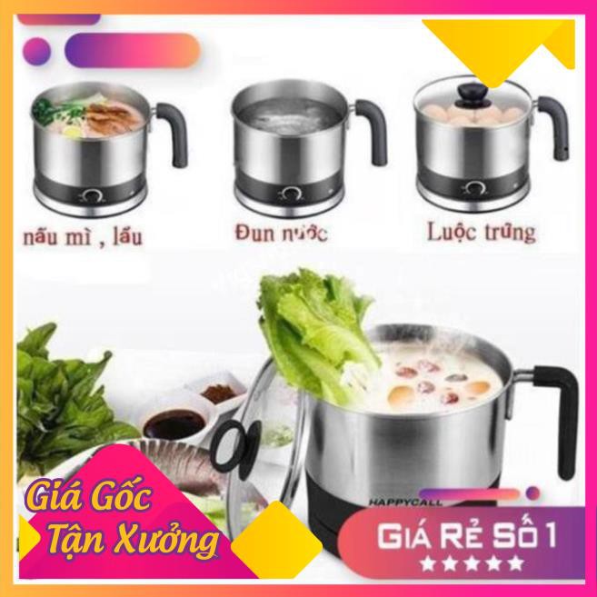 Ca nếu mì inox hapycal 1,6 lit - ca nấu mì mini