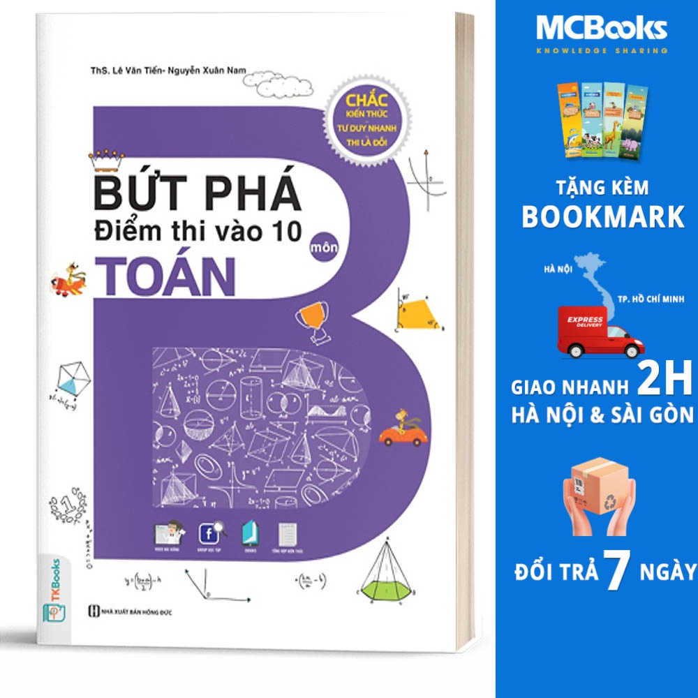 Sách - Bứt Phá Điểm Thi Vào 10 Môn Toán