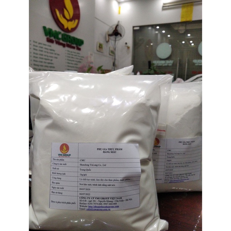 1KG CMC - CHẤT TẠO SÁNH ĐẶC, CHẤT ỔN ĐỊNH CHO THỰC PHẨM