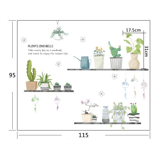 Bộ Decal Tranh Trang Trí Dán Tường Phòng Khách &amp; Phòng Ngủ T04