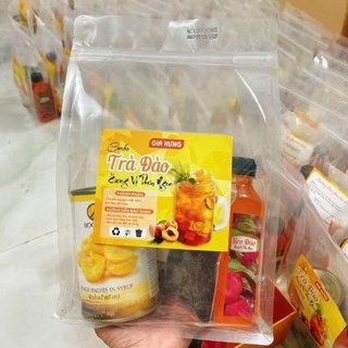 Set Trà Đào Tự Pha Siêu Ngon 5-7 Ly