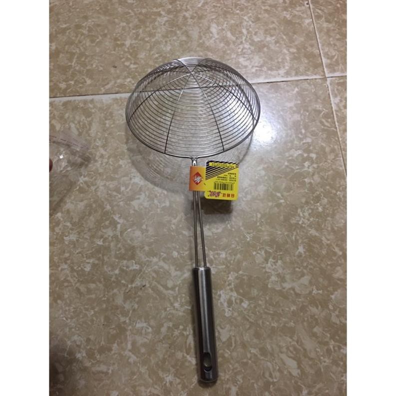 [KHO SỈ] Vợt lẩu vòng inox hàng dày khỏe nông và sâu ( chao mỳ inox)