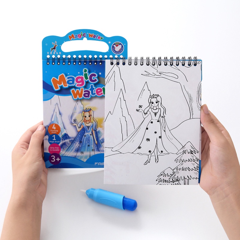 Tranh Tô Màu Nước Thần Kì Nhiều Chủ Đề Cho Bé