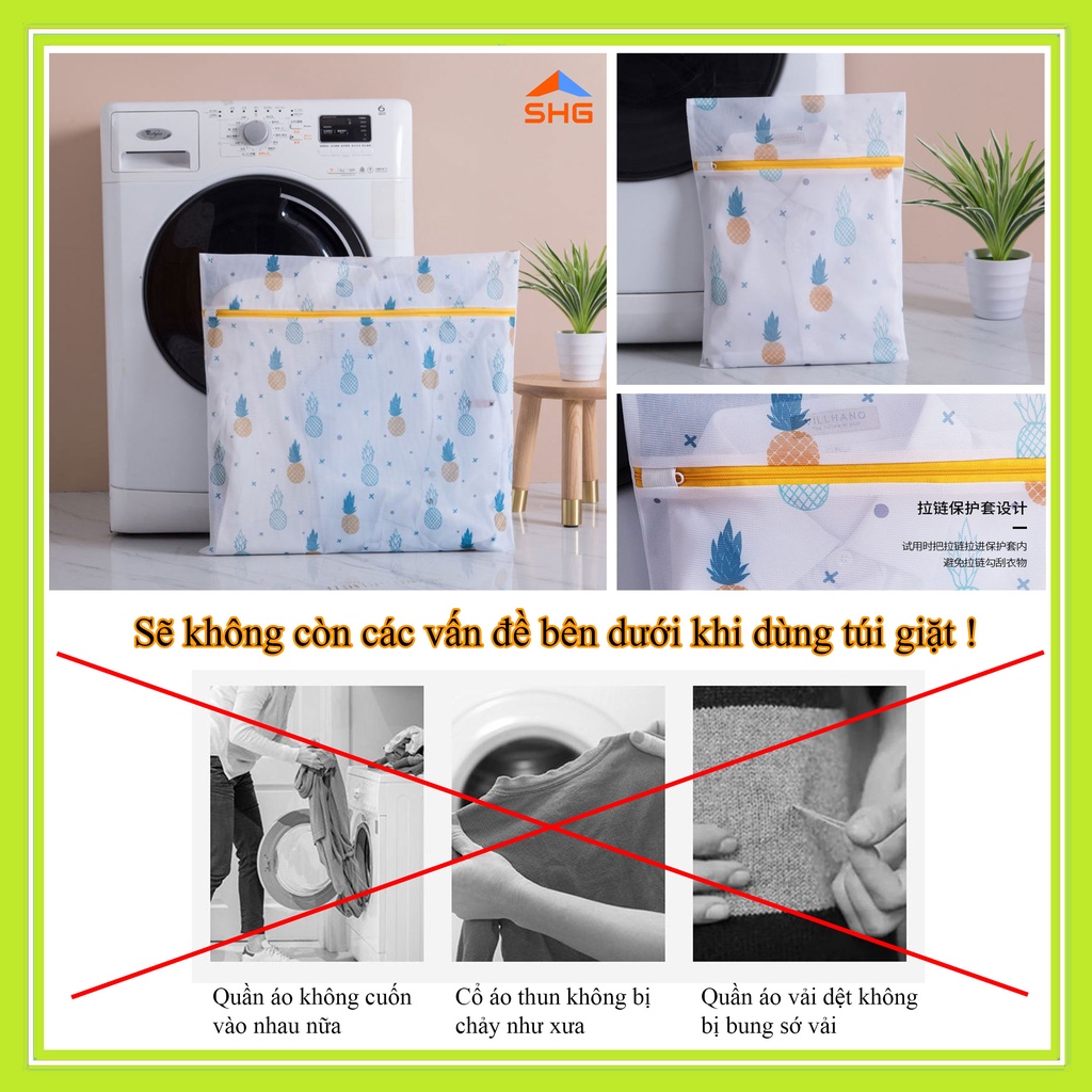 Túi lưới giặt đồ cao cấp 2 lớp dày dặn có dây rút / Túi giặt quần áo áo lót quần lót vớ cho máy giặt có dây kéo - Mã DR