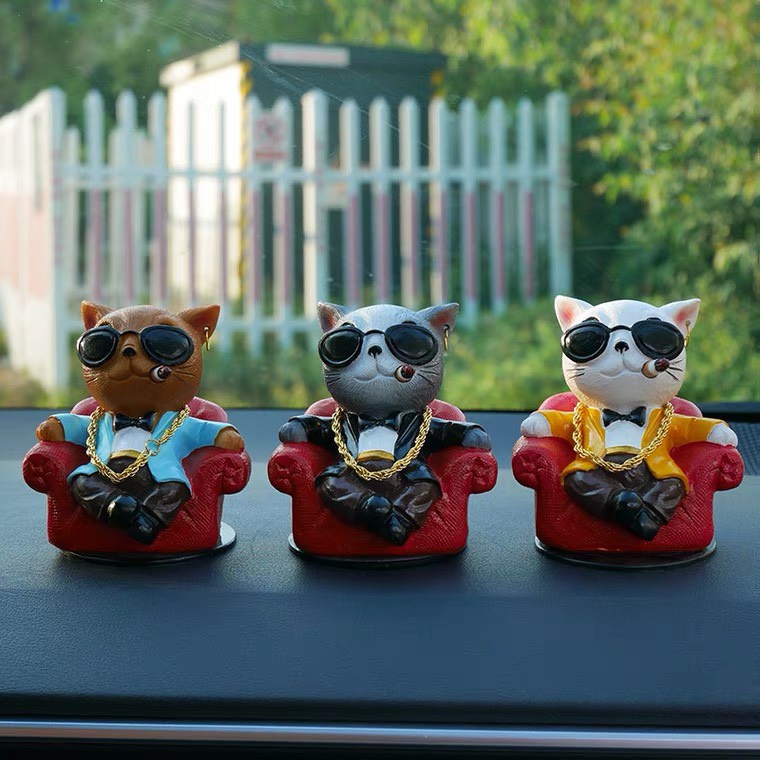 Mèo Talking Tom Siêu Ngầu Trang Trí Taplo Ô Tô , Văn Phòng , Trưng Bày