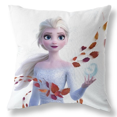 DISNEY Vỏ Gối Vuông In Hình Nhân Vật Elsa Phim Frozen Chất Liệu Mềm Mại Tiện Dụng Trang Trí Nhà Cửa