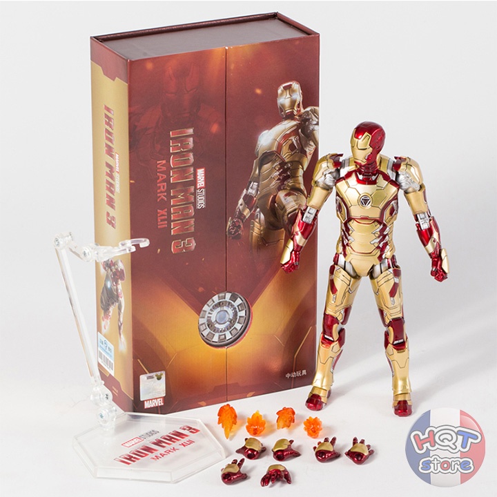Mô hình iRon Man Mark XLII ZD Toys chính hãng tỉ lệ 1/10