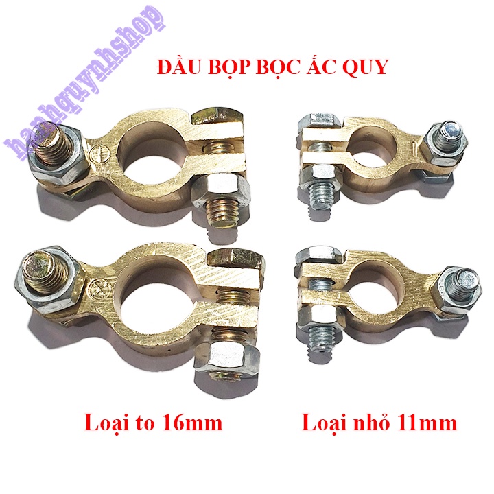 Đầu Bọp Bọc Cọc Bình Ắc Quy Đường Kính 11mm và 16mm loại tốt