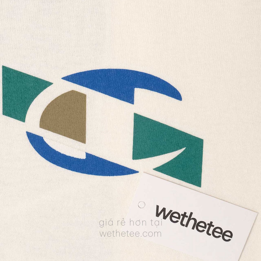 Áo Champion Heritage Spliced Logos, Chalk White