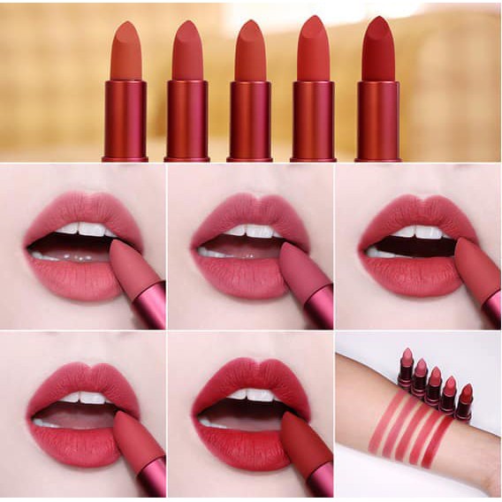 Son Thỏi Lì Too Cool For School Glam Rock MISTY ROSE Velvet Matte Lipstick