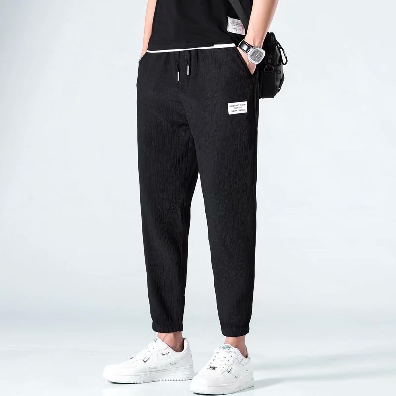 Quần Dài Thể Thao Ống Rộng Phong Cách Hàn Quốc Thời Trang Cho Nam quần jogger thể thao nam quần dài nam thể thao from rộng fashion quần ống suông nam