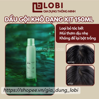 Dầu gội khô dạng xịt Spes, dầu gội đầu khô nữ không bết dính phồng tóc nội địa trung quốc