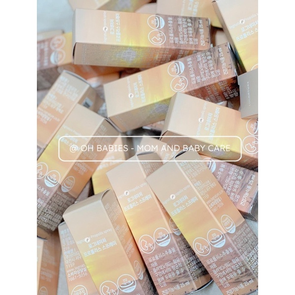 XỊT KEO ONG LOGNATUSuper Propolis Spray for Kids khoáng biển cho bé trên 1y [OH BABIES ]