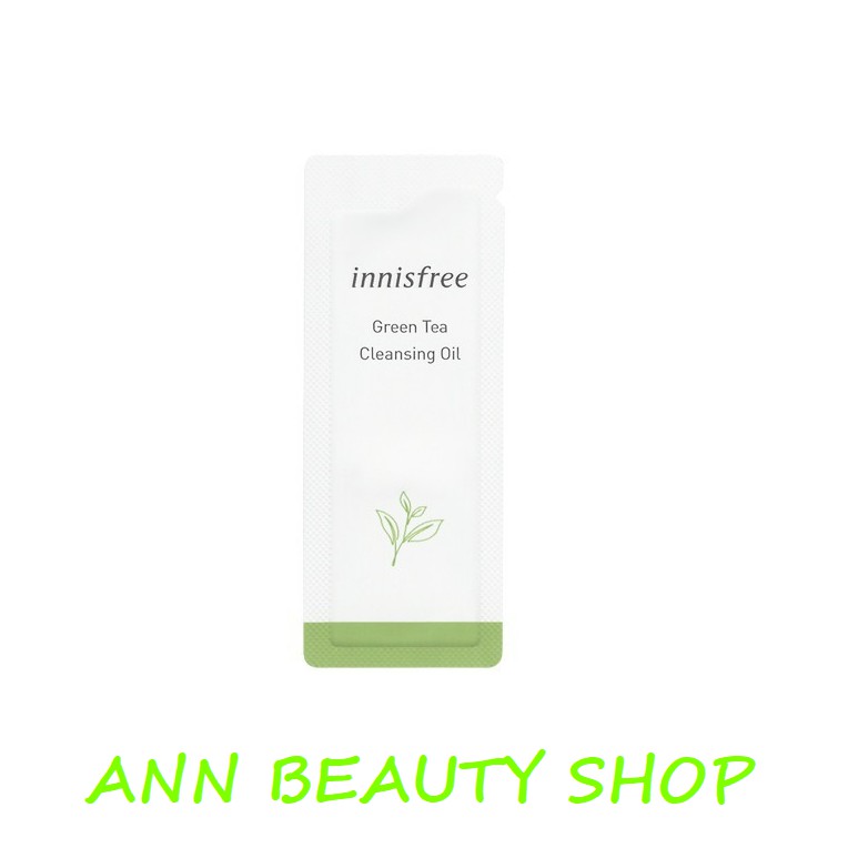 Sample Dầu Tẩy Trang Trà Xanh Innisfree Green Tea Cleansing Oil 1ml