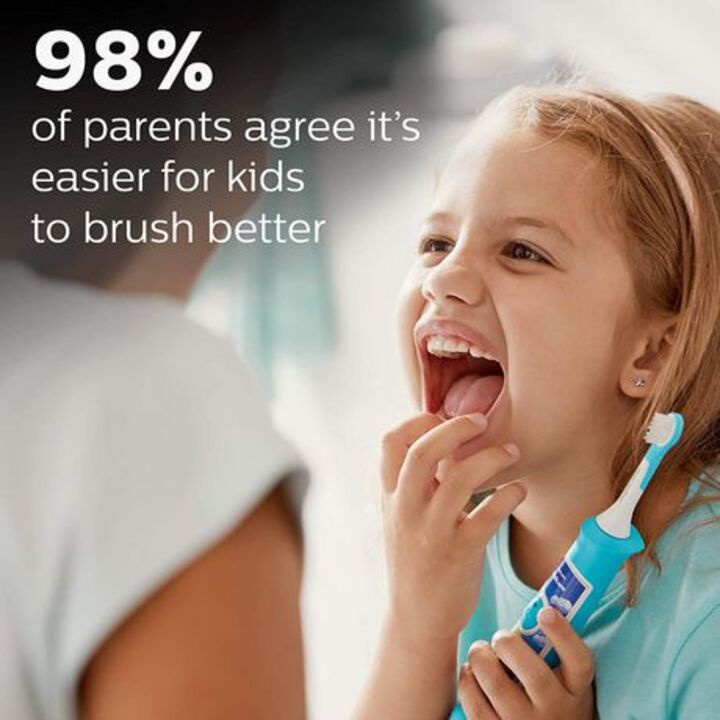 Bàn chải đánh răng điện dành cho trẻ em nhãn hiệu Philips HX6322/04 - HÀNG CHÍNH HÃNG BẢO HÀNH 1 NĂM