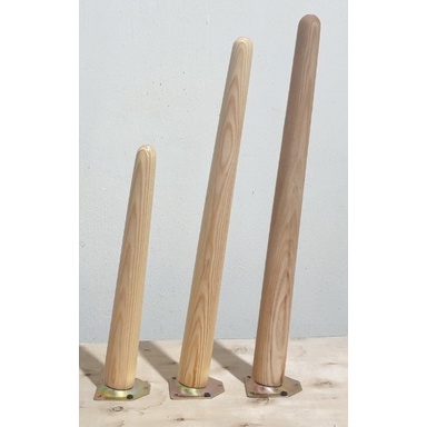 Chân bàn gỗ tự nhiên, lắp ghép ren xoáy