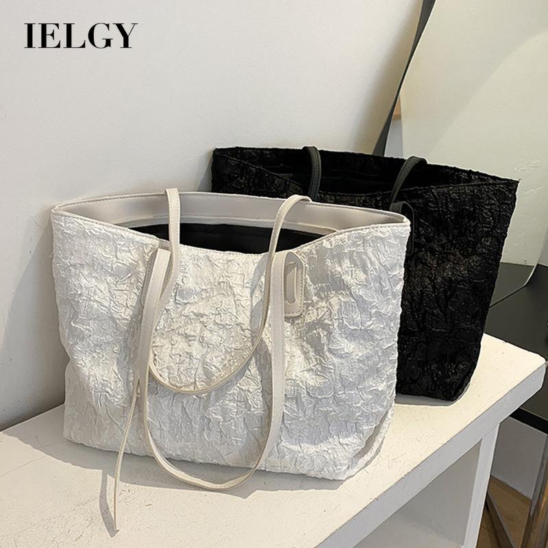 Túi xách tote IELGY đeo vai sức chứa lớn đơn giản cá tính giản dị thịnh hành cho nữ
