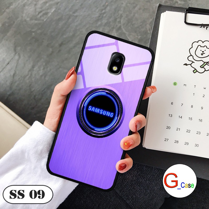 [Mã ELORDER5 giảm 10k đơn 20k] Ốp lưng Samsung J7 Pro- lưng kính in logo hãng điện thoại