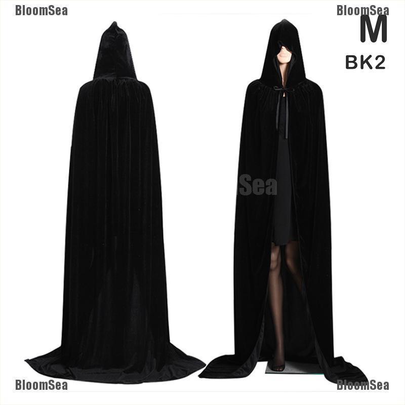Áo choàng có mũ hóa trang ma cà rồng thời trung cổ bằng vải nhung | BigBuy360 - bigbuy360.vn