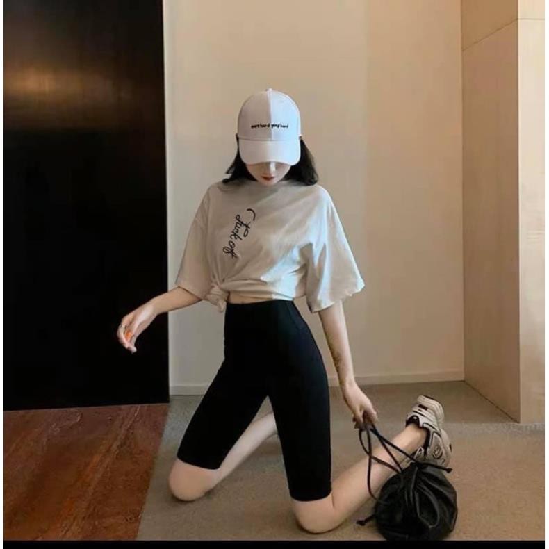 [Hàng loại 1]Quần legging nữ lửng cộc thun lạnh dầy dặn nâng mông co dãn 4 chiều siêu hot 2021