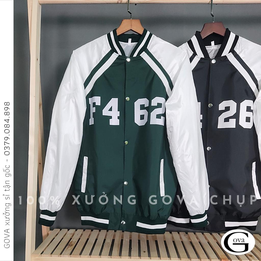 Áo Khoác Dù F426 2 Lớp Form Rộng Nam Nữ Unisex, Áo Gió Bomber Chống Nắng Ulzzang GOVA
