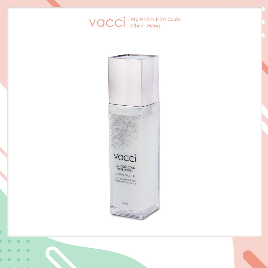 Kem Lót Kiềm Dầu Cao Cấp Vacci Kiềm Dầu Bảo Vệ Da Chống Nắng SPF 10 (Tặng xịt khoáng 75ml)